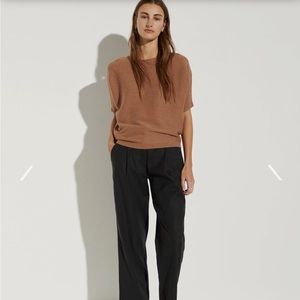 The Reset. Ribbed short sleeve pullover.  NEW